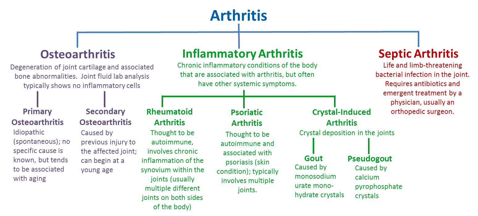 Types of Arthritis: Know the difference