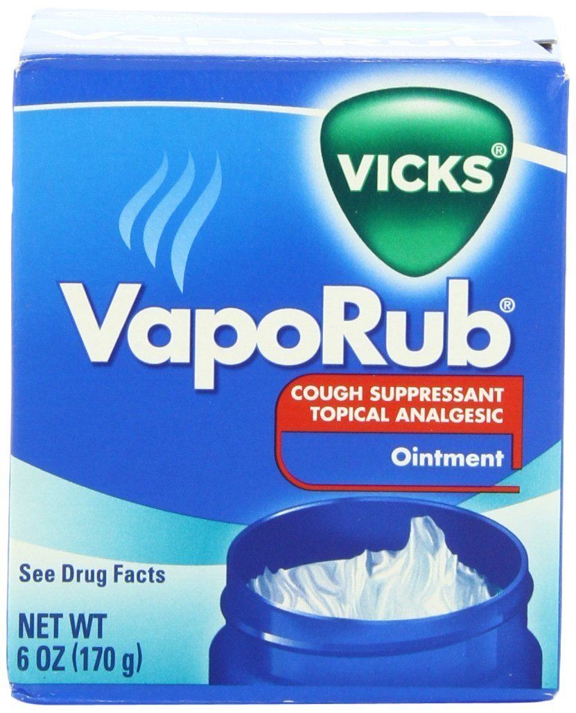 Vicks Vaporub Cough Suppressant Topical Analgesic Ointment ...