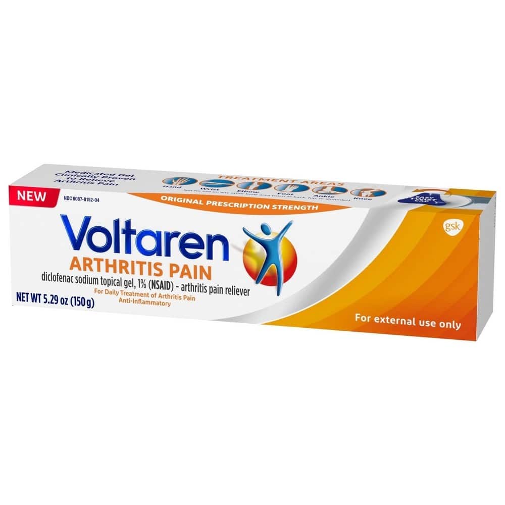 Voltaren Topical Arthritis Pain Relief Gel Tube 5.3 oz