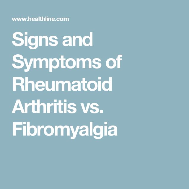 Whats the Difference Between RA and Fibromyalgia?